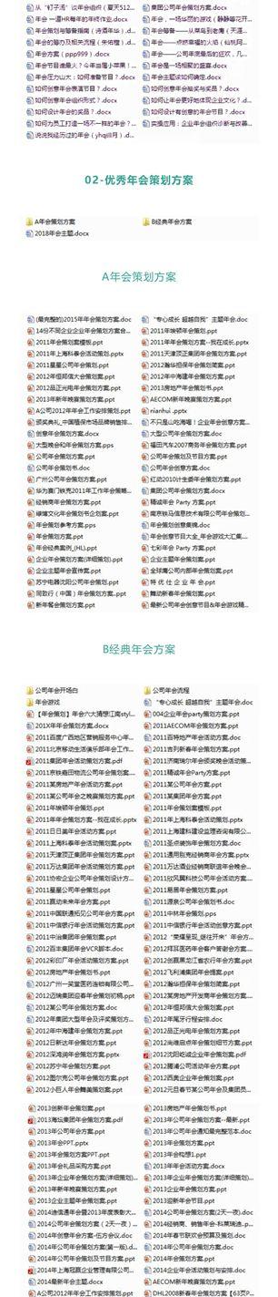 【S0017】【素材】公司年会策划方案 企业狗年活动素材音乐视频 年终庆典整套