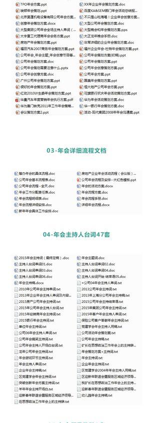 【S0017】【素材】公司年会策划方案 企业狗年活动素材音乐视频 年终庆典整套