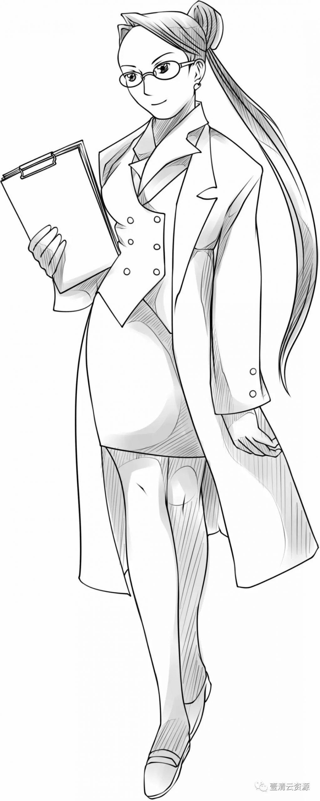 【S0025】【素材】10000多张动漫画卡通线稿，CG手稿临摹手绘原插画集上色练习素材