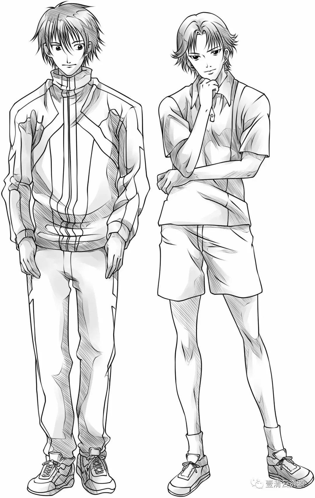 【S0025】【素材】10000多张动漫画卡通线稿，CG手稿临摹手绘原插画集上色练习素材