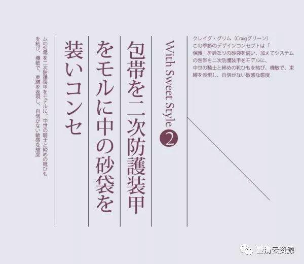 【S0048】【素材】小清新日系文字排版PSD模版，字体一键替换