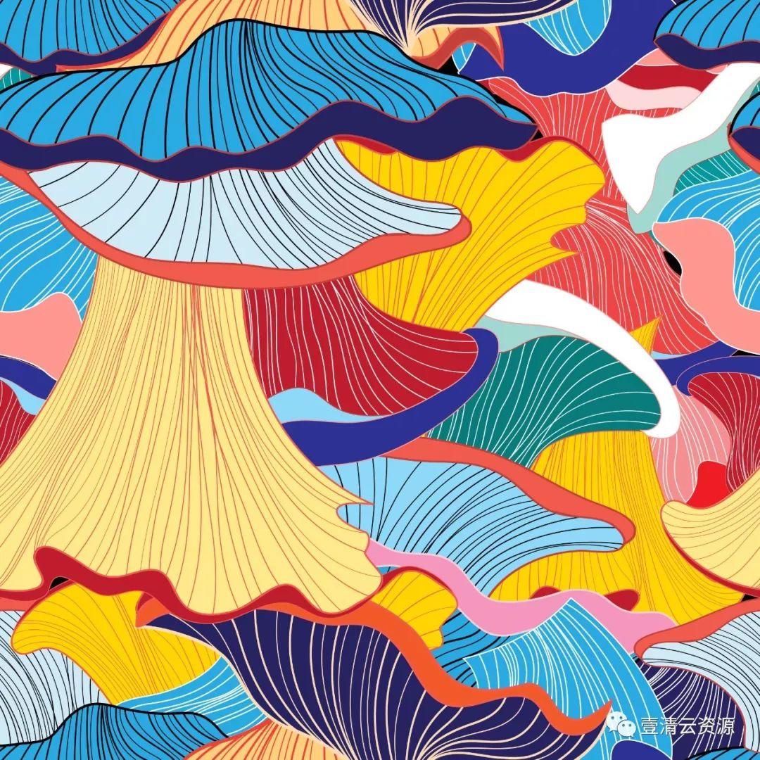 【S0082】【素材】精选中式名族特色插画花纹矢量背景