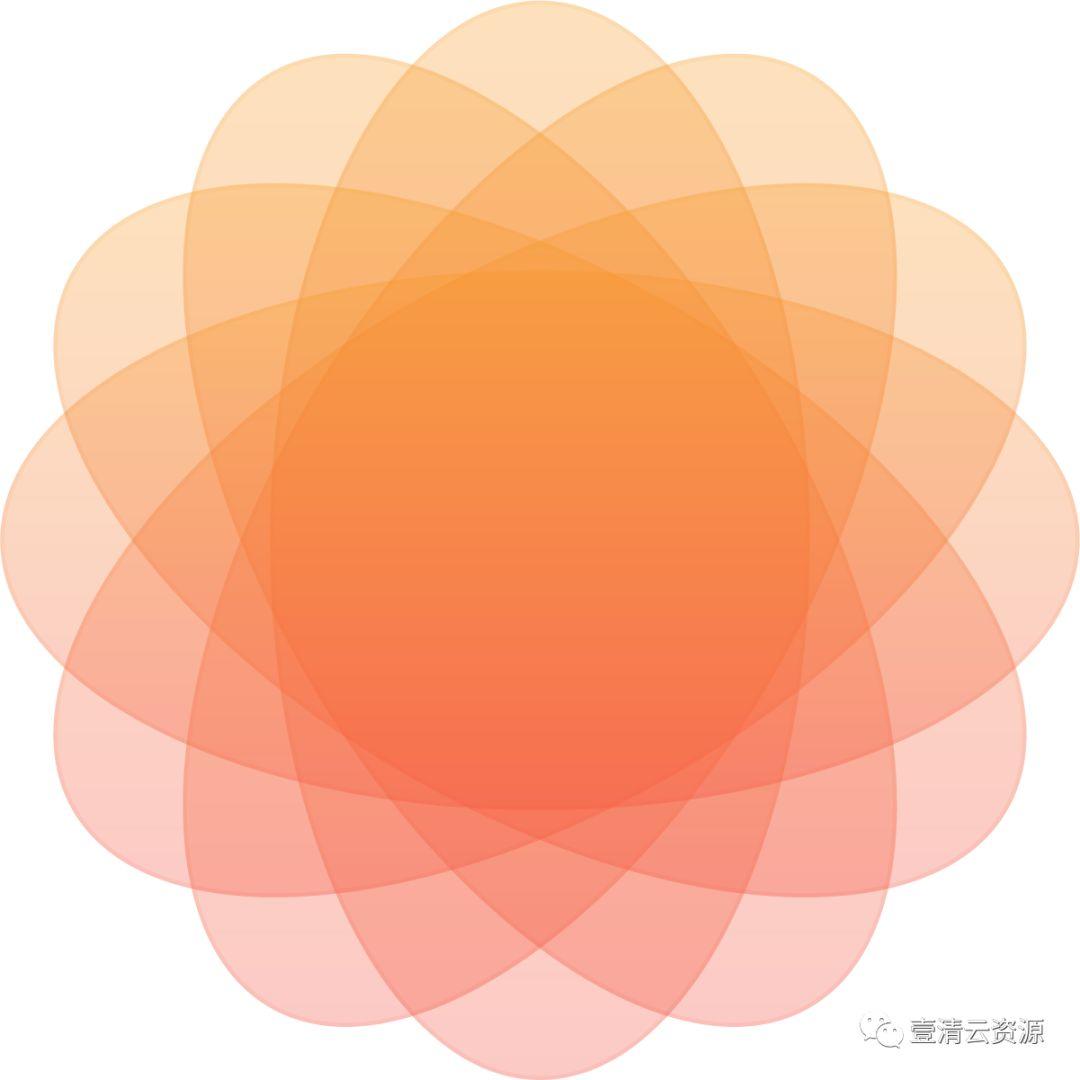 【S0121】【素材】彩色几何径向矢量素材