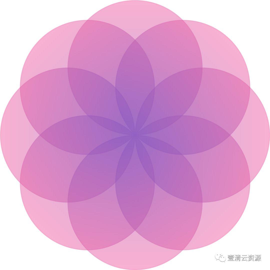 【S0121】【素材】彩色几何径向矢量素材