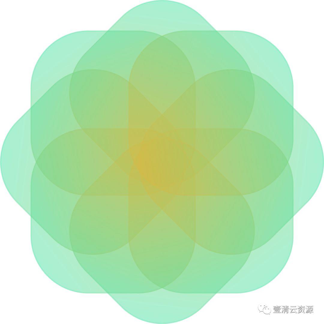 【S0121】【素材】彩色几何径向矢量素材