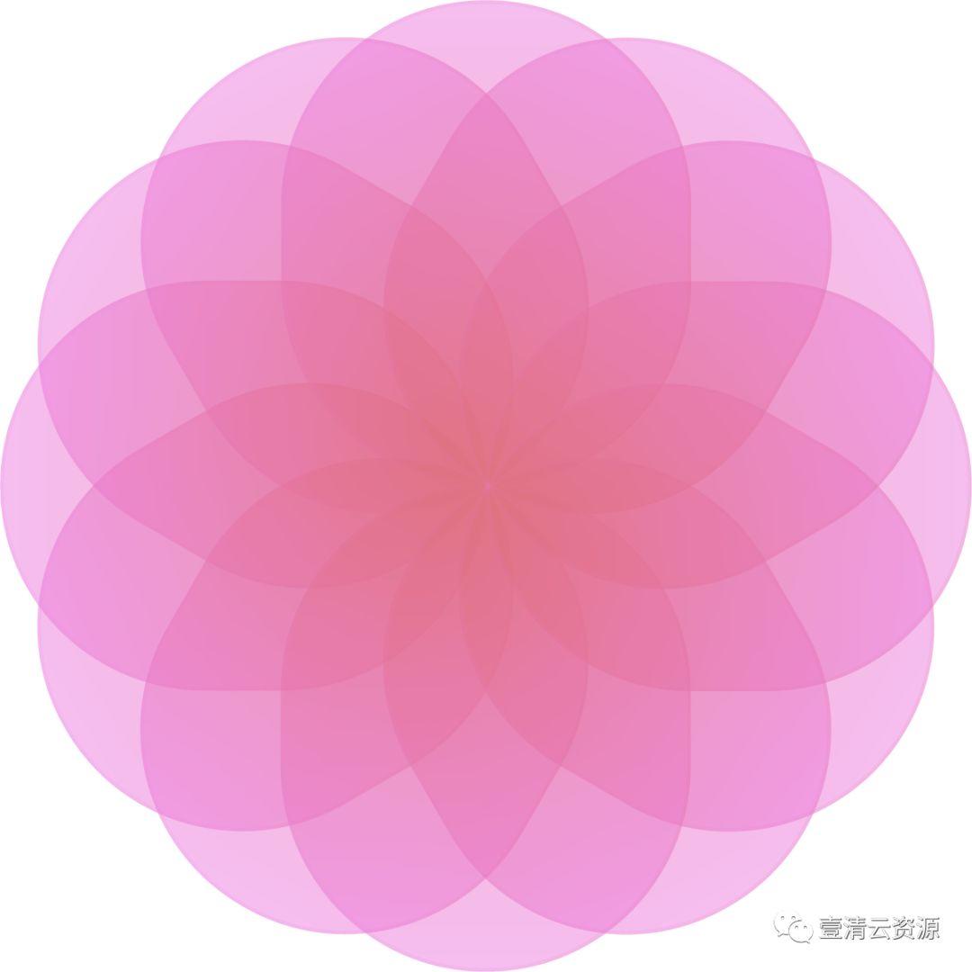 【S0121】【素材】彩色几何径向矢量素材
