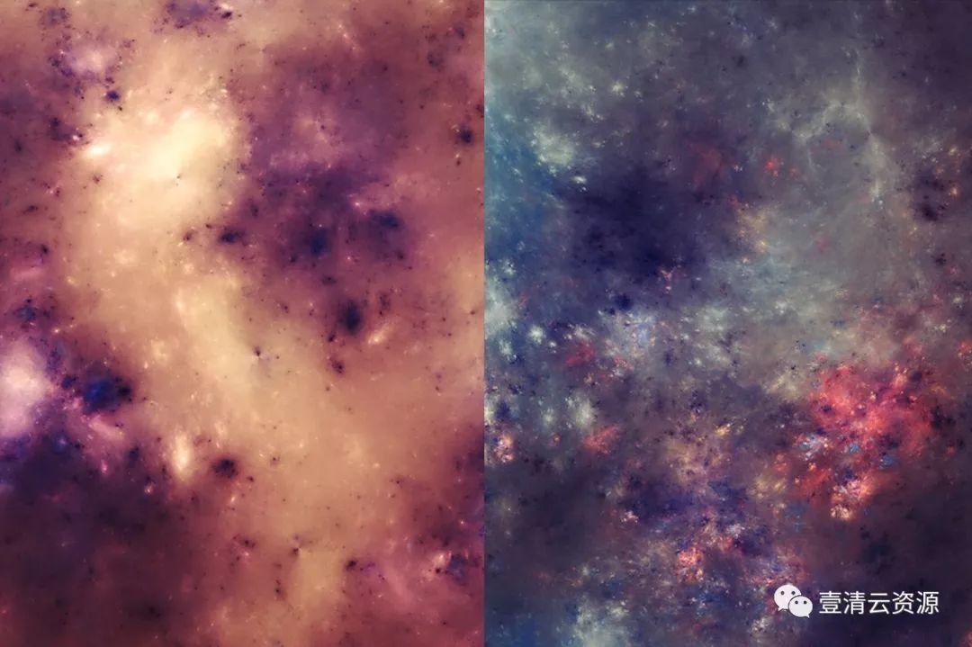 【S0145】【素材】创意抽象纹理系列15款类星云抽象纹理背景星空素材PNG合集