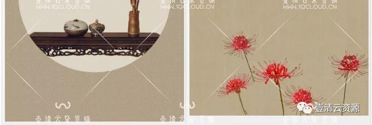 【S0201】【素材】古韵中国风古典风工笔画PSD背景素材 摄影写真影楼后期设计