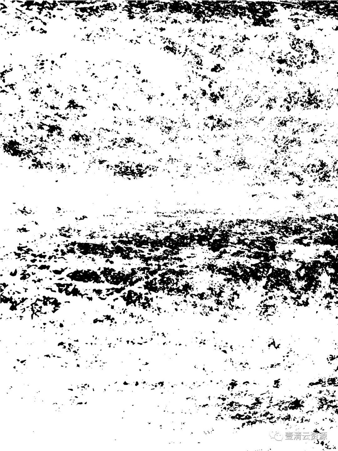 【S0234】【素材】180个噪点划痕破损龟裂墨迹透明PNG&AI矢量素材