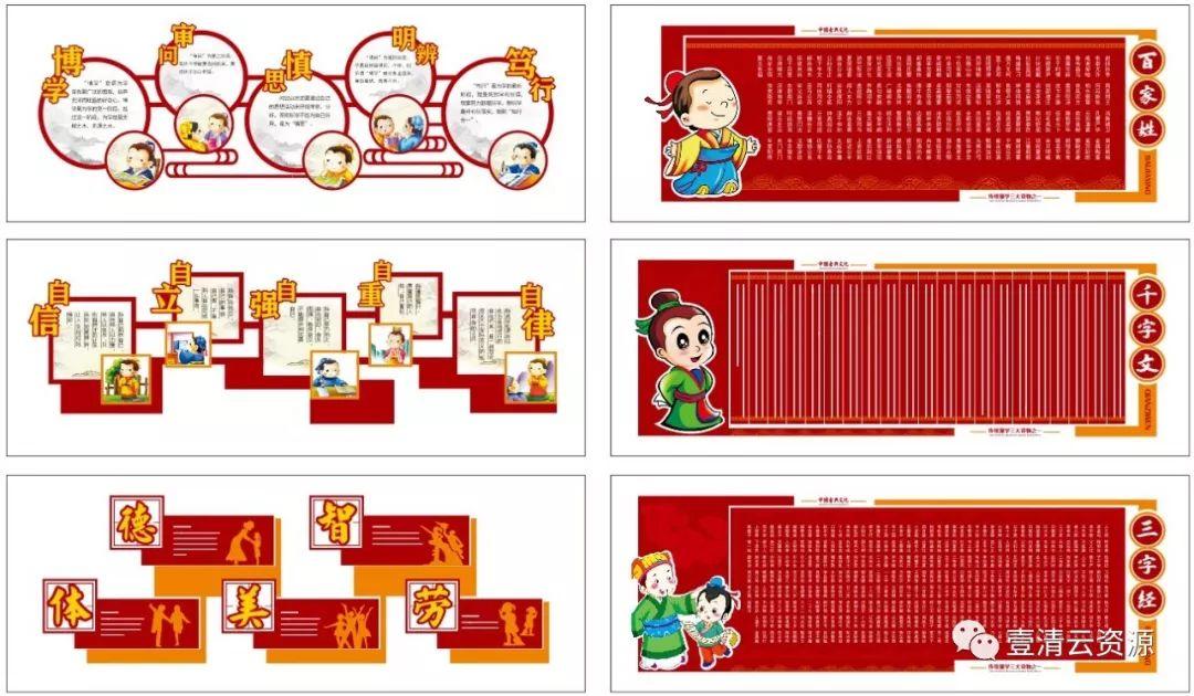 【S0249】【素材】171套(每套多款合一起)科学文化孔孟礼仪现代古代 校园展板 cdr格式