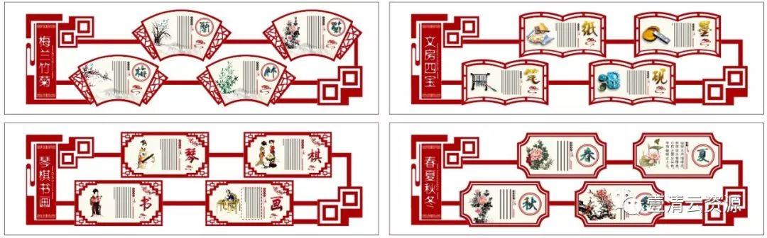 【S0249】【素材】171套(每套多款合一起)科学文化孔孟礼仪现代古代 校园展板 cdr格式