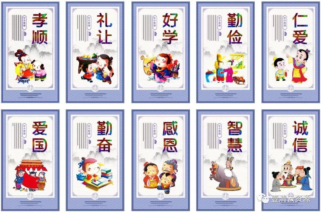 【S0249】【素材】171套(每套多款合一起)科学文化孔孟礼仪现代古代 校园展板 cdr格式