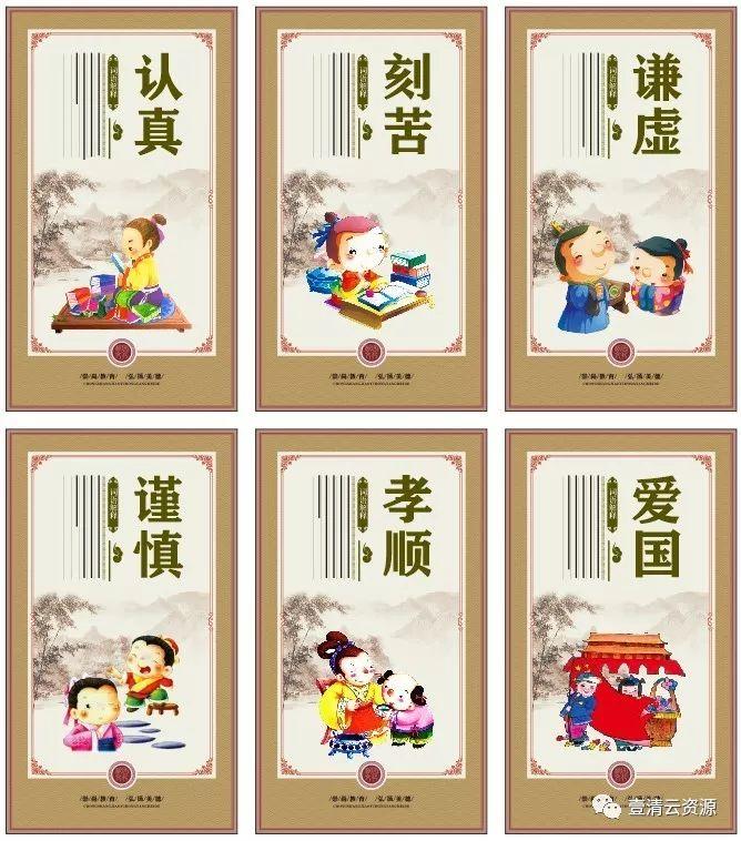 【S0249】【素材】171套(每套多款合一起)科学文化孔孟礼仪现代古代 校园展板 cdr格式