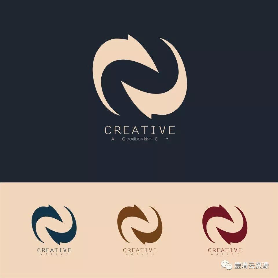 【S0258】【素材】48款矢量LOGO模板AI&EPS素材设计源文件