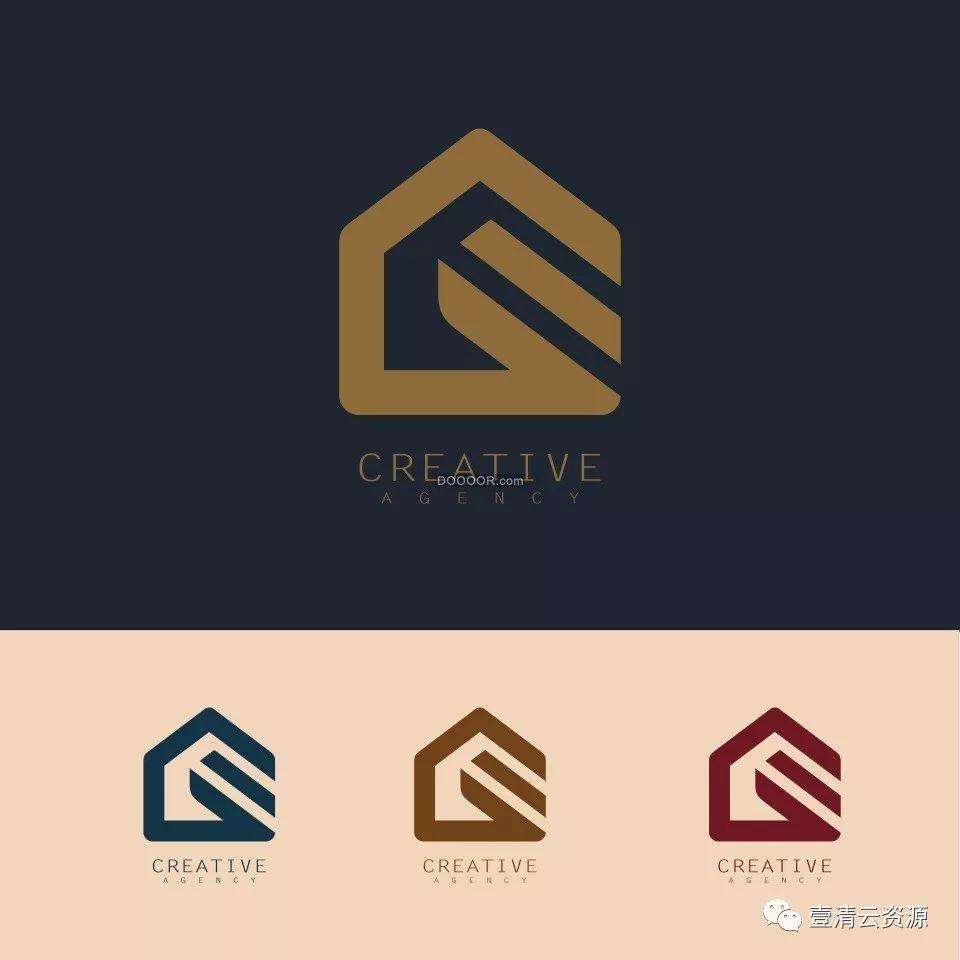 【S0258】【素材】48款矢量LOGO模板AI&EPS素材设计源文件