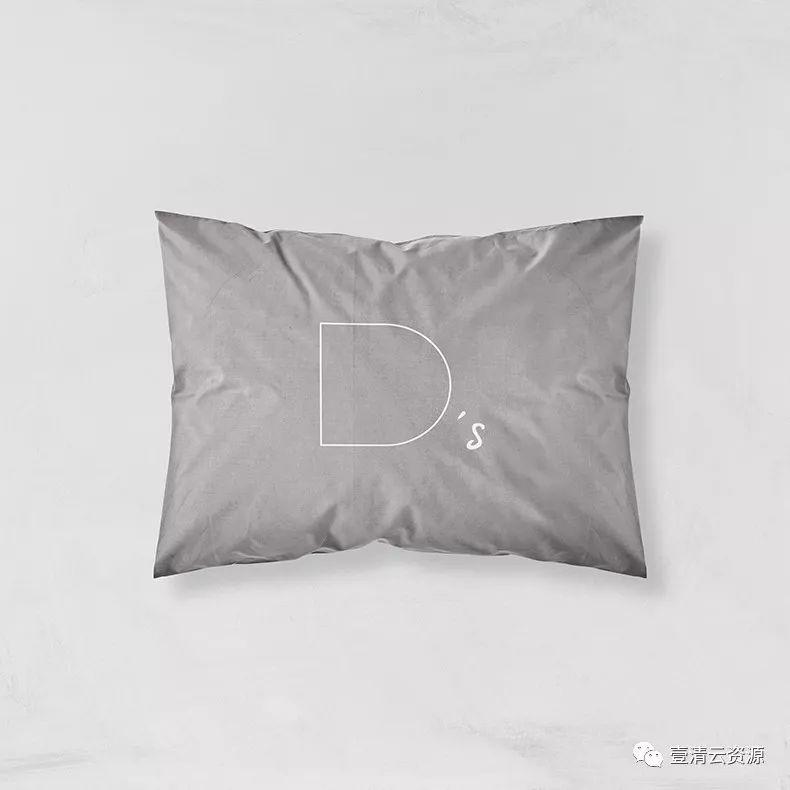 【S0267】【素材】床上用品四件套床单被子枕头抱枕vi智能贴图ps样机模板素材