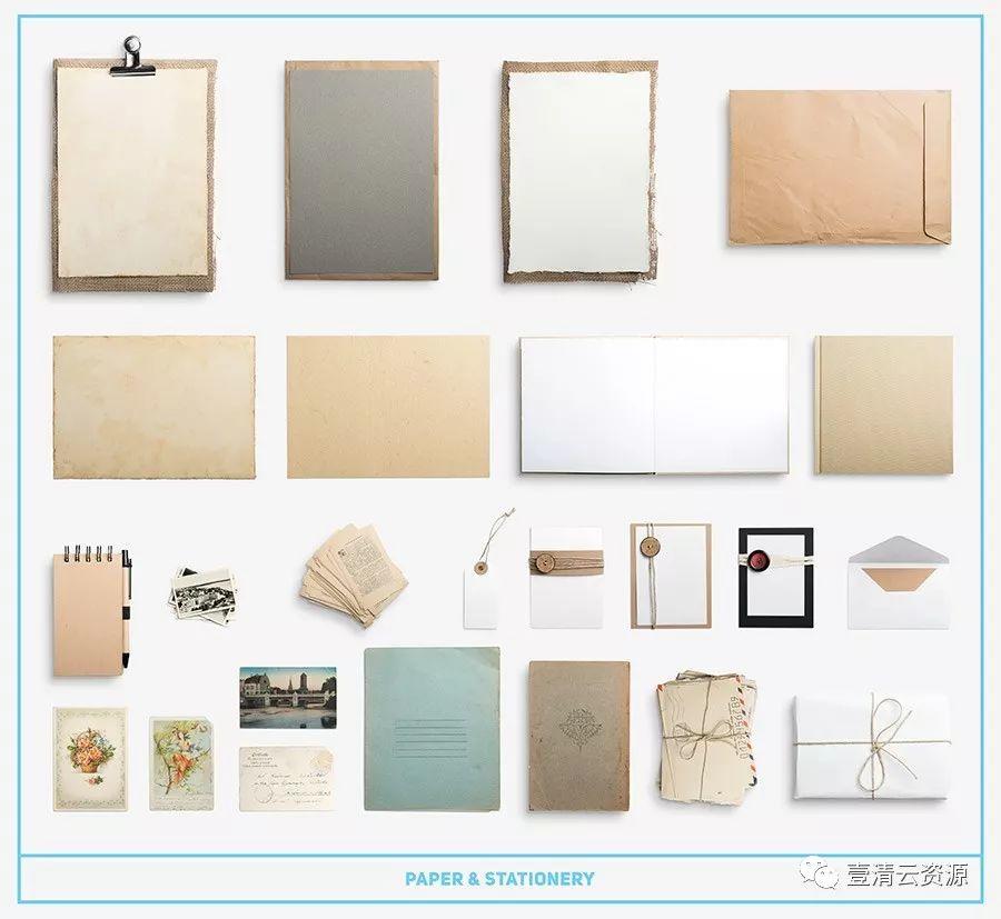 【S0268】【素材】日系文艺小清新餐具摆拍摄影高清图片品牌vi展示模型贴图样机素材