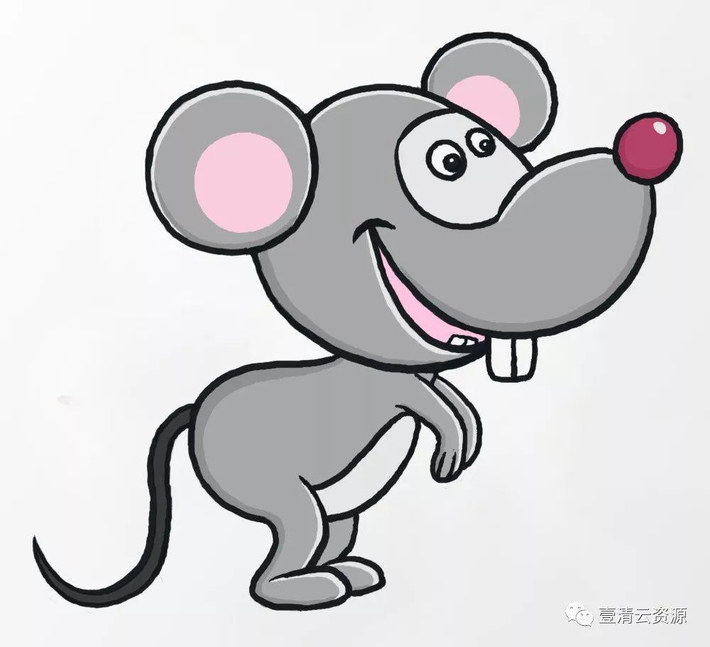 【S0272】【素材】鼠年卡通人物形象插画2020年新年春节元旦海报装饰元素PS素材