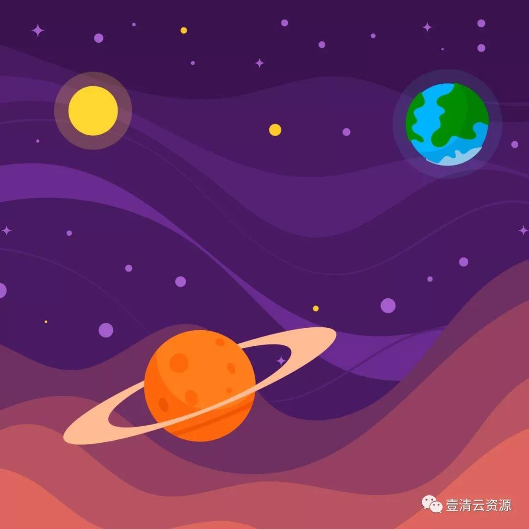 【S0305】【素材】可爱卡通航天主题形象矢量素材宇宙宇航员PSD设计素材源文件