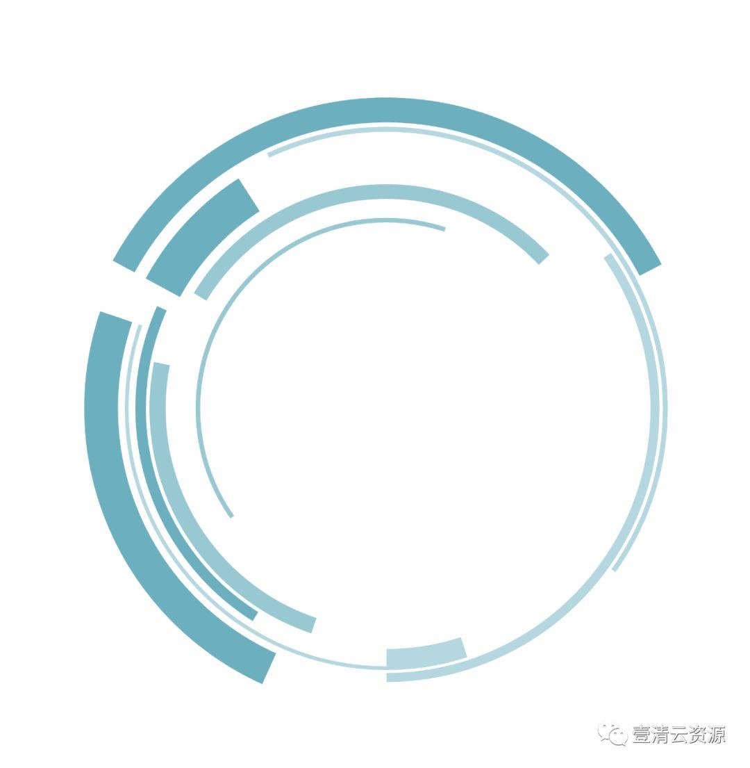 【S0308】【素材科幻科技边框蓝色现代几何文本框商务科技感方框png免扣素材