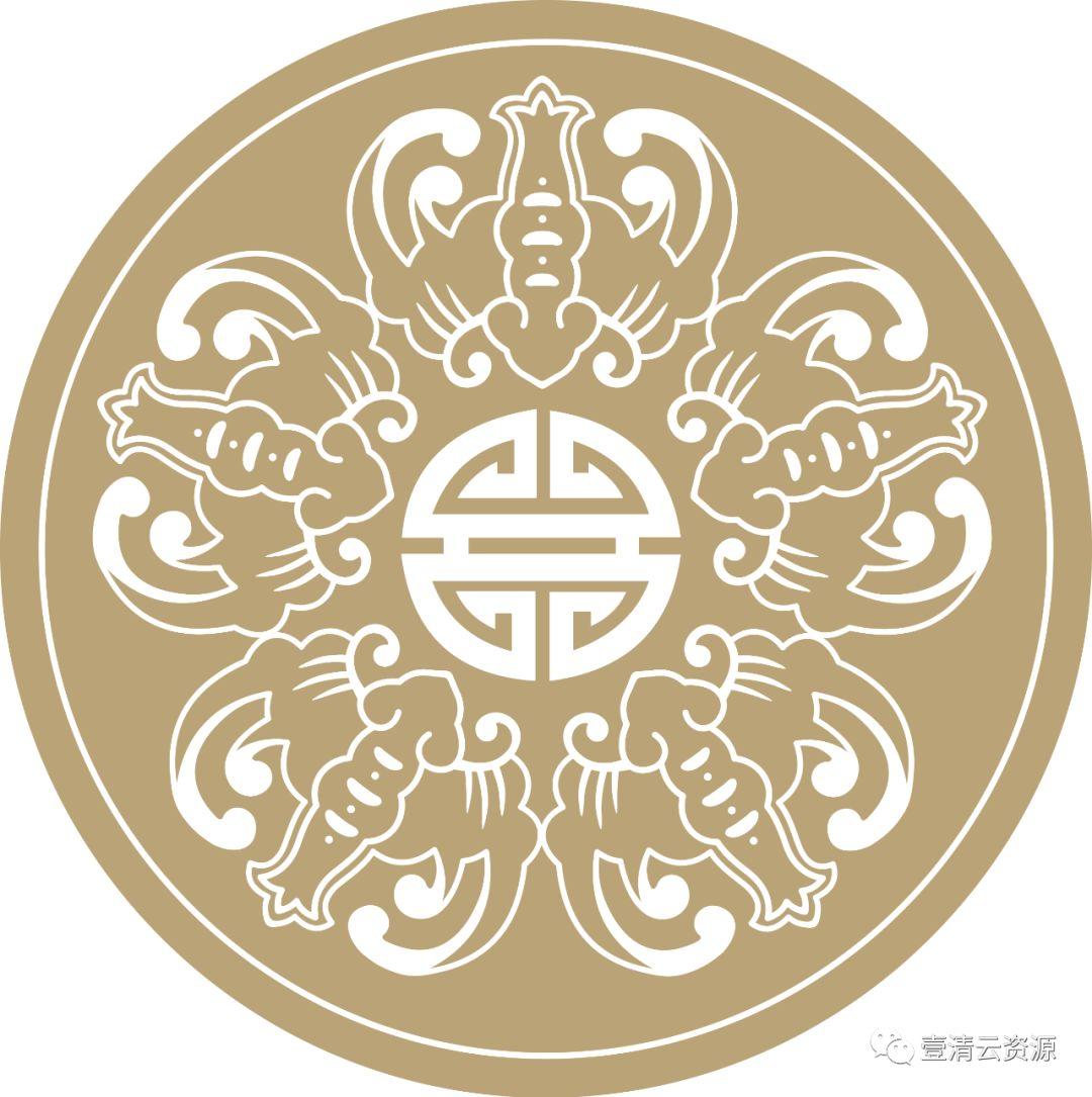 【S0311】【素材】中国风吉祥图案古代传统喜庆祥瑞祥纹PNG免扣AI矢量素材模板