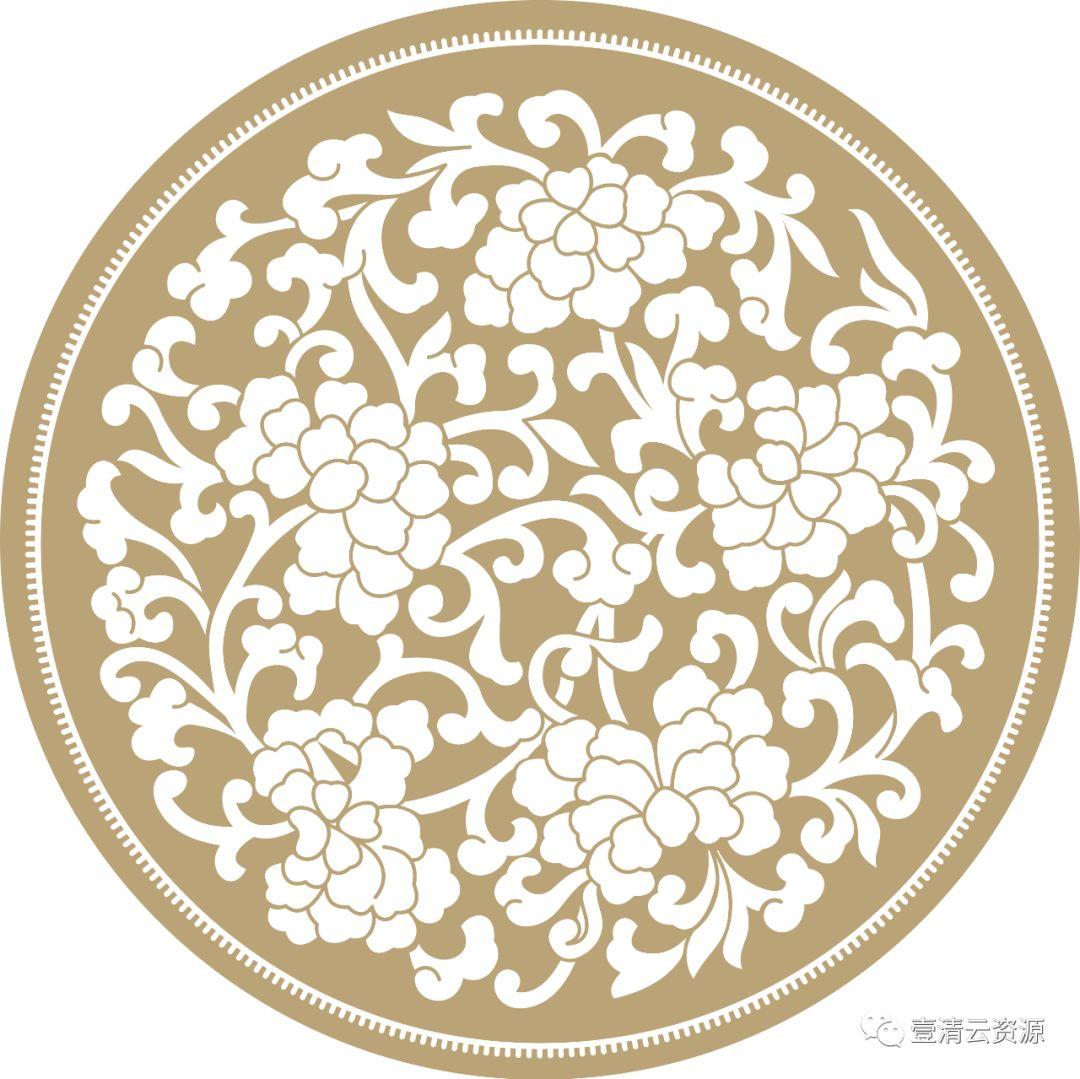 【S0311】【素材】中国风吉祥图案古代传统喜庆祥瑞祥纹PNG免扣AI矢量素材模板