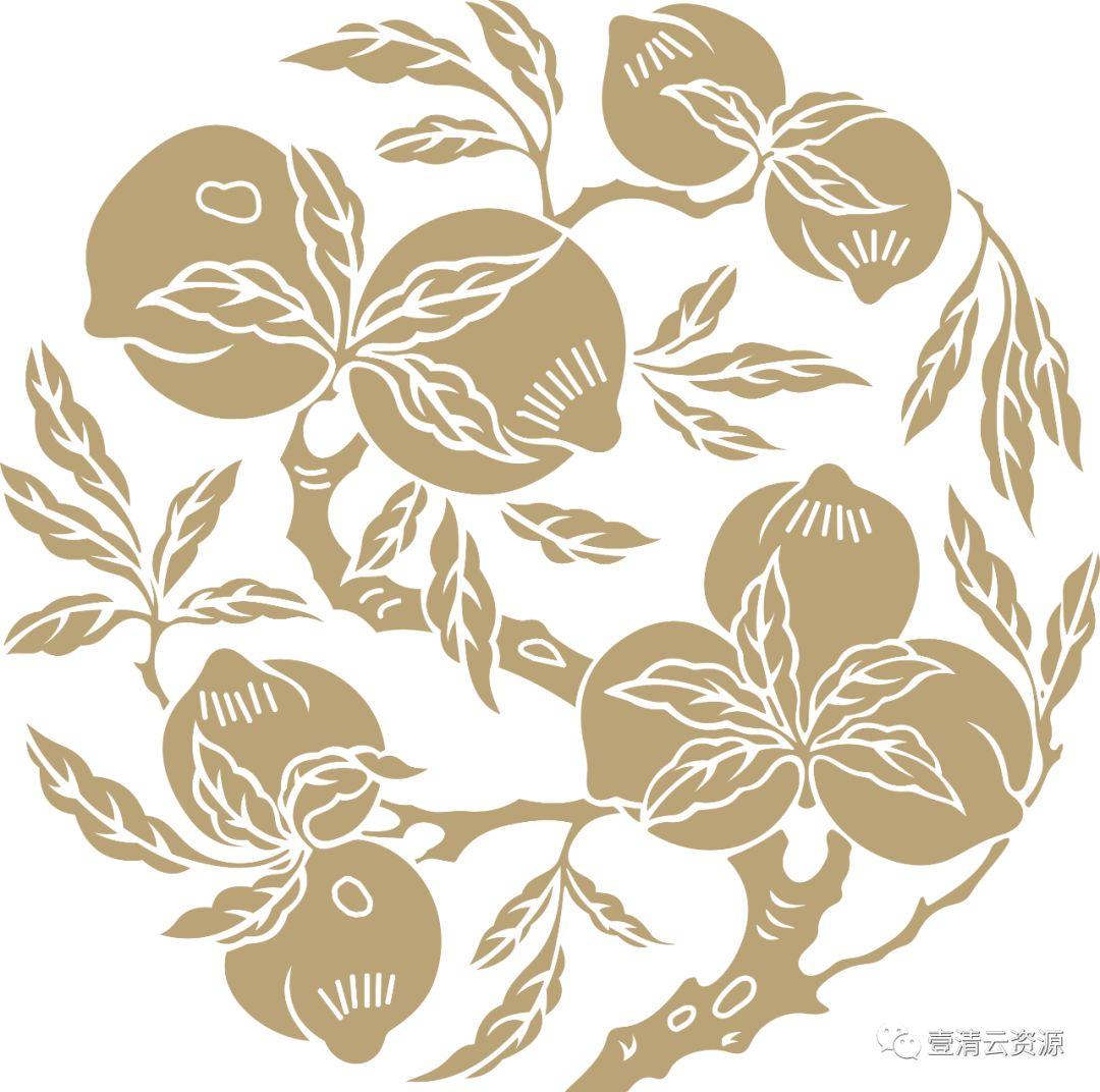 【S0311】【素材】中国风吉祥图案古代传统喜庆祥瑞祥纹PNG免扣AI矢量素材模板