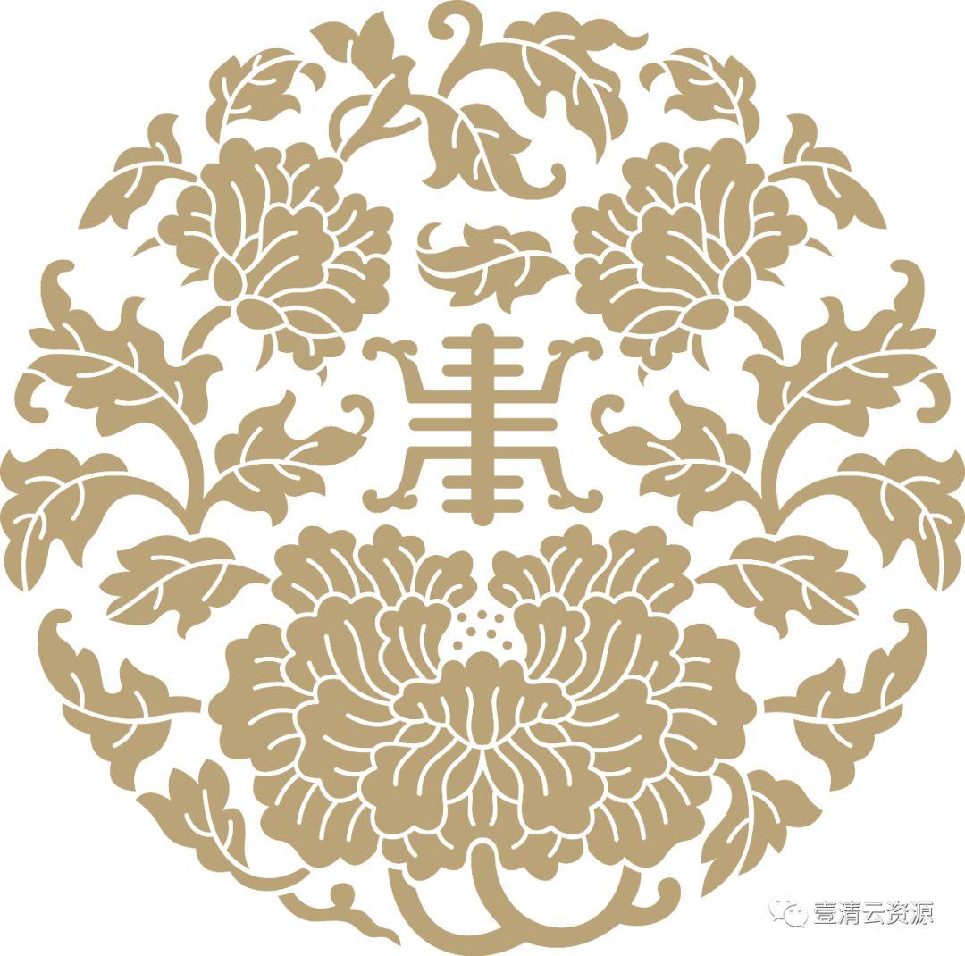 【S0311】【素材】中国风吉祥图案古代传统喜庆祥瑞祥纹PNG免扣AI矢量素材模板