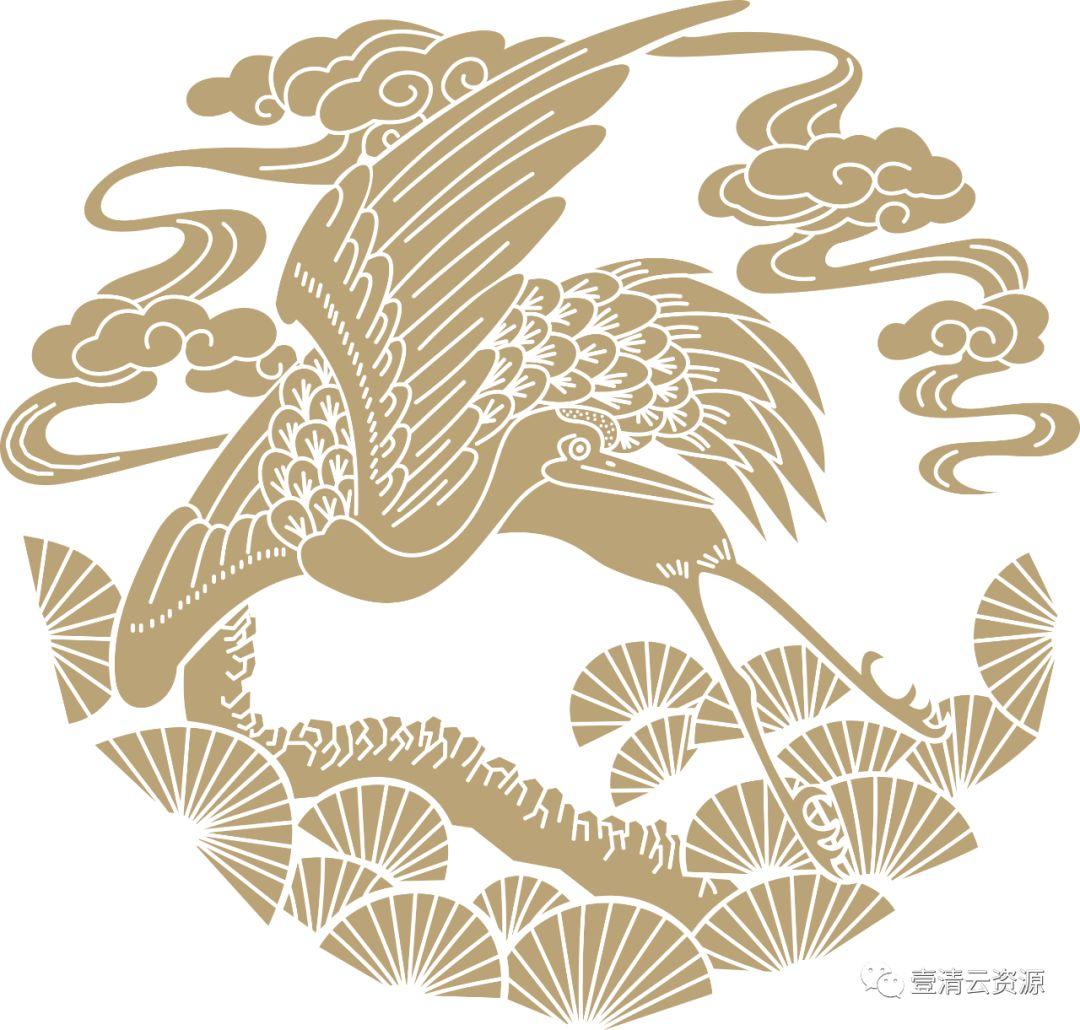 【S0311】【素材】中国风吉祥图案古代传统喜庆祥瑞祥纹PNG免扣AI矢量素材模板