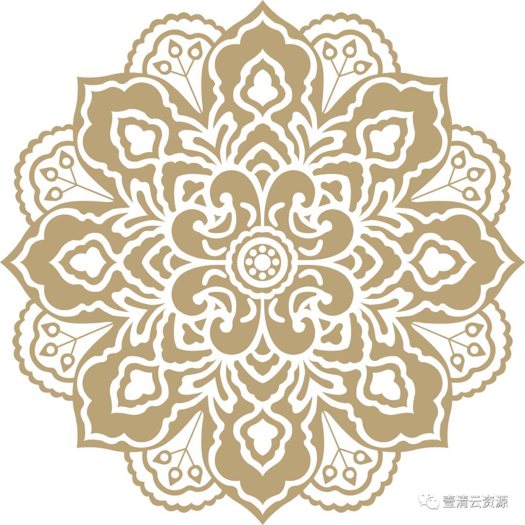 【S0311】【素材】中国风吉祥图案古代传统喜庆祥瑞祥纹PNG免扣AI矢量素材模板