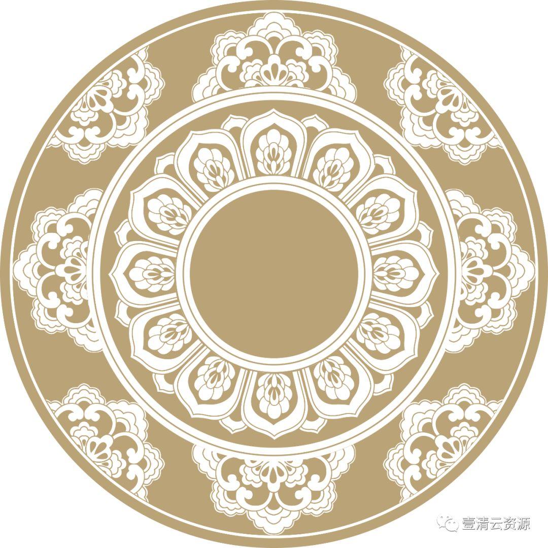 【S0311】【素材】中国风吉祥图案古代传统喜庆祥瑞祥纹PNG免扣AI矢量素材模板