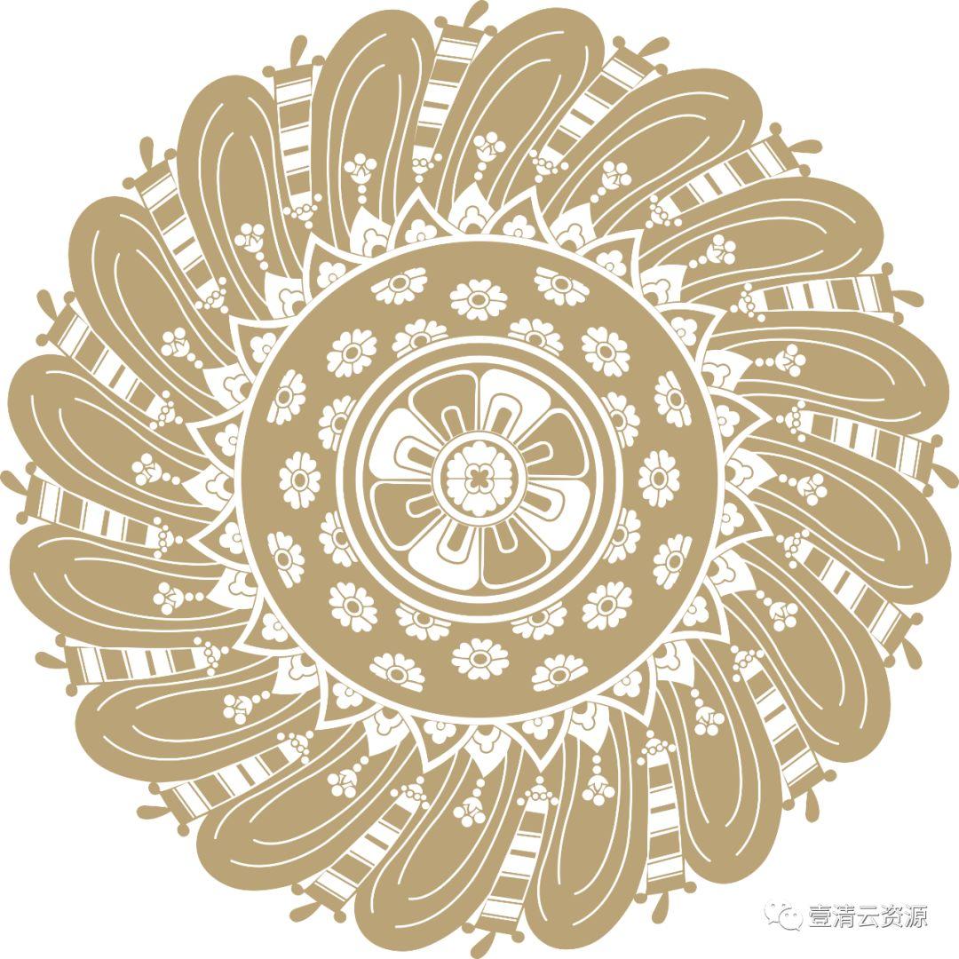 【S0311】【素材】中国风吉祥图案古代传统喜庆祥瑞祥纹PNG免扣AI矢量素材模板