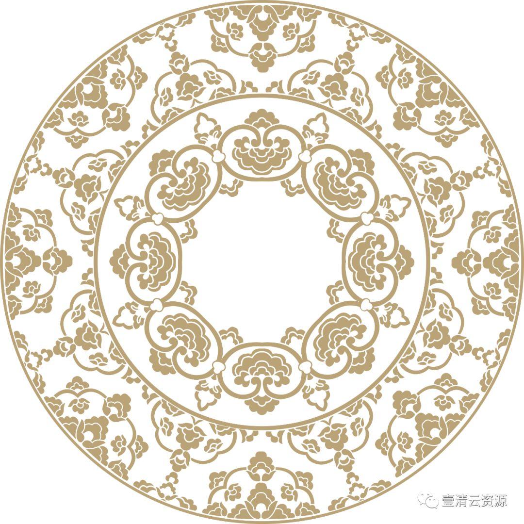 【S0311】【素材】中国风吉祥图案古代传统喜庆祥瑞祥纹PNG免扣AI矢量素材模板