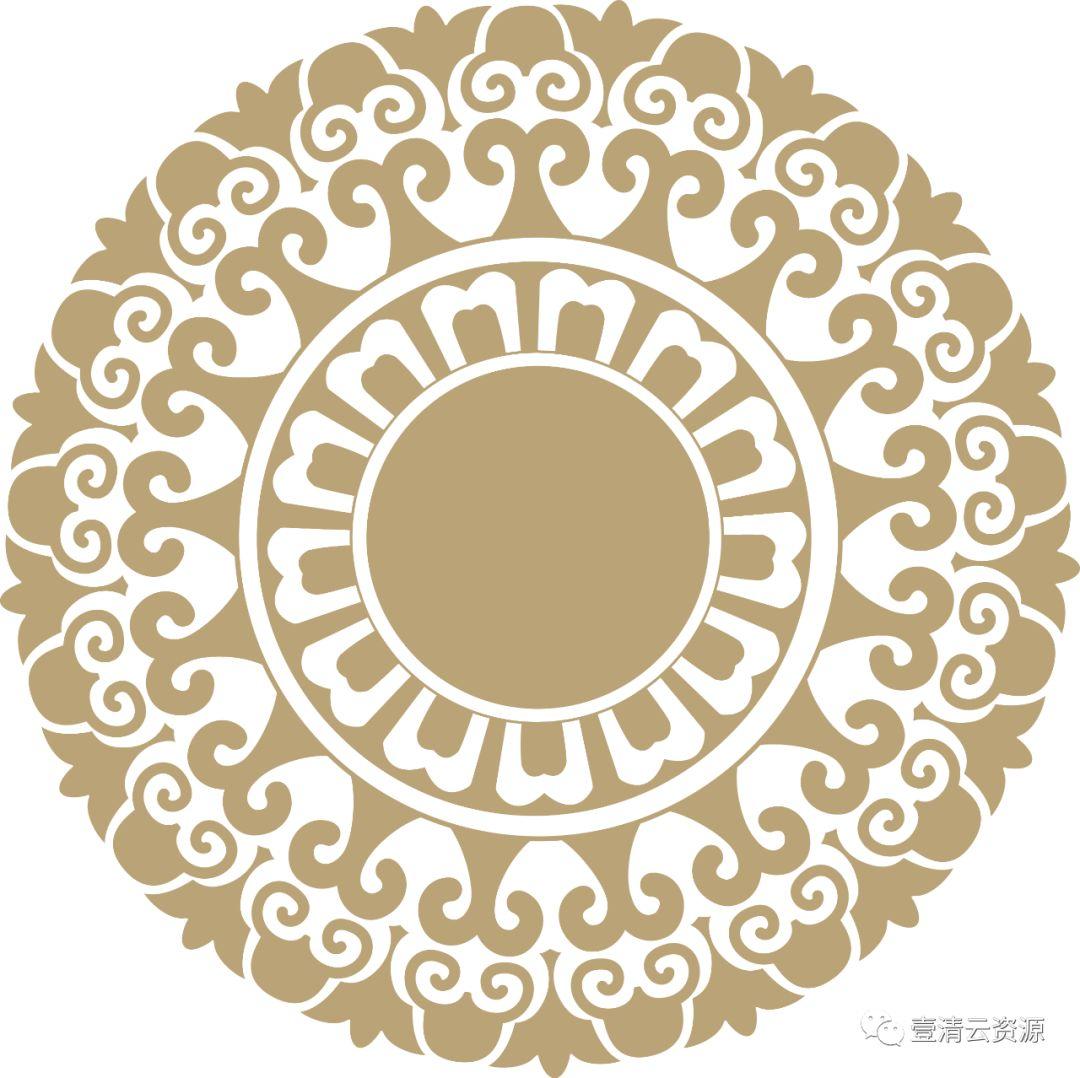 【S0311】【素材】中国风吉祥图案古代传统喜庆祥瑞祥纹PNG免扣AI矢量素材模板
