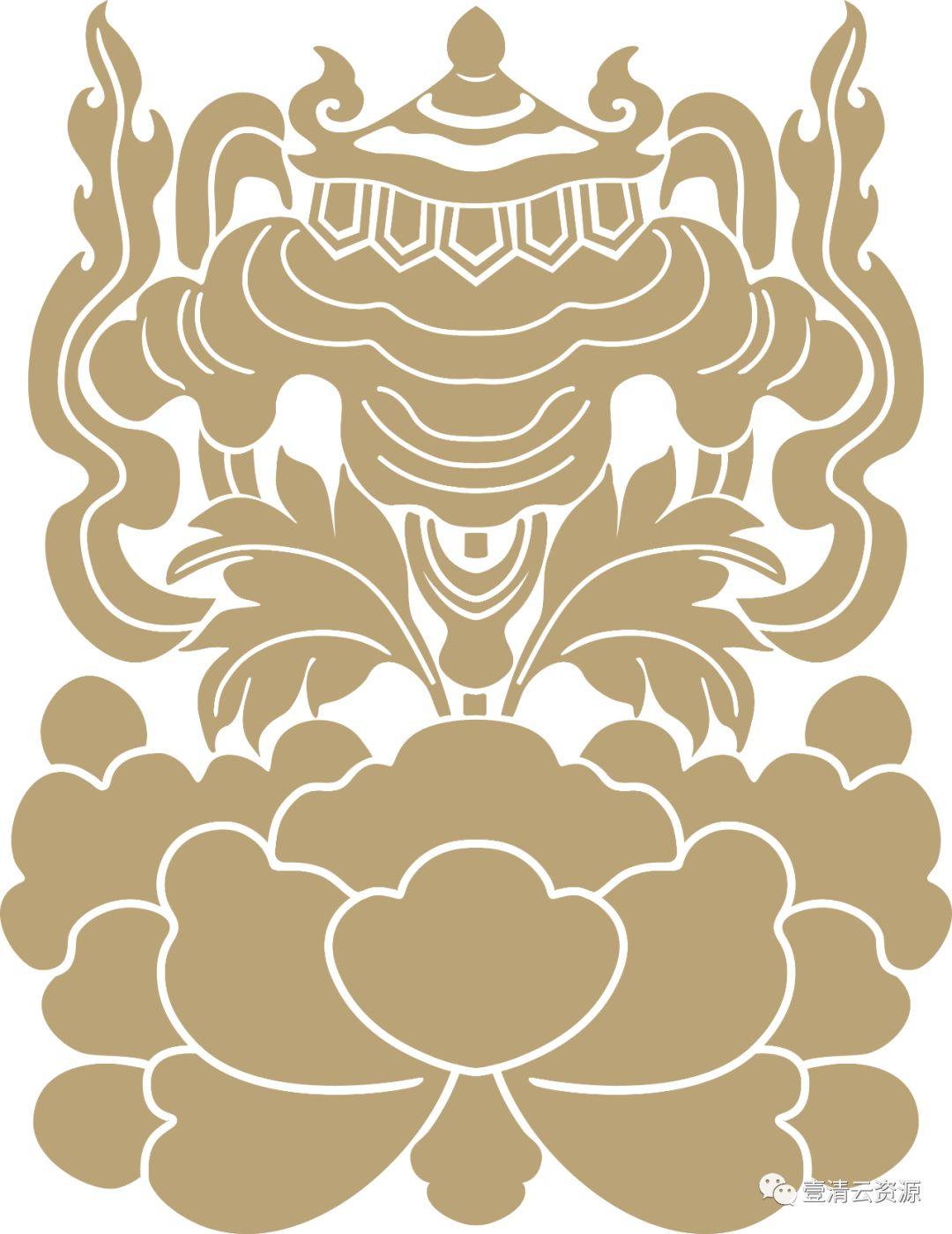 【S0311】【素材】中国风吉祥图案古代传统喜庆祥瑞祥纹PNG免扣AI矢量素材模板