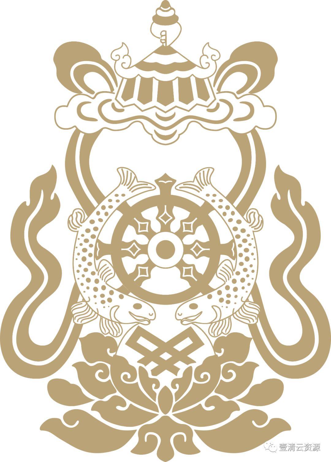 【S0311】【素材】中国风吉祥图案古代传统喜庆祥瑞祥纹PNG免扣AI矢量素材模板
