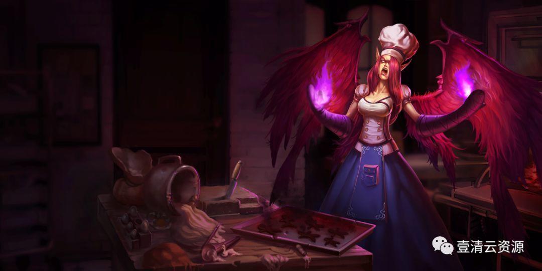 【S0324】【素材】英雄联盟LOL原画PSD素材源文件