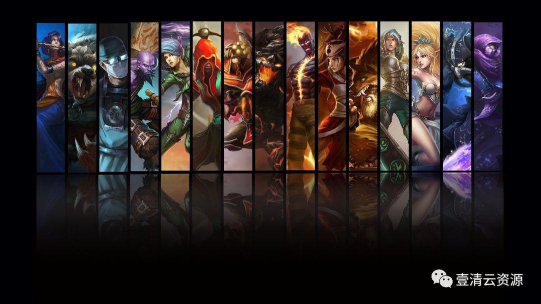 【S0324】【素材】英雄联盟LOL原画PSD素材源文件