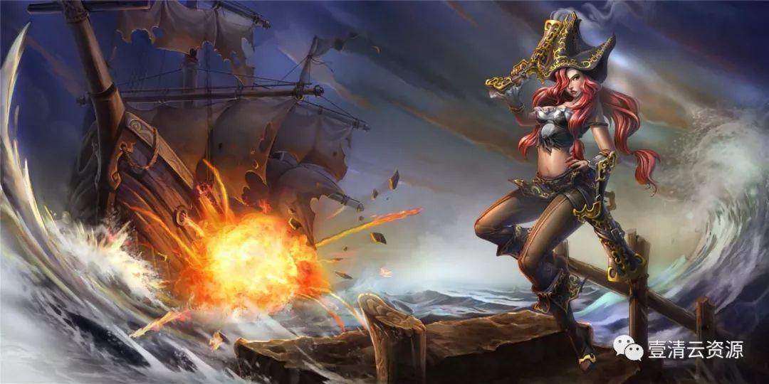 【S0324】【素材】英雄联盟LOL原画PSD素材源文件