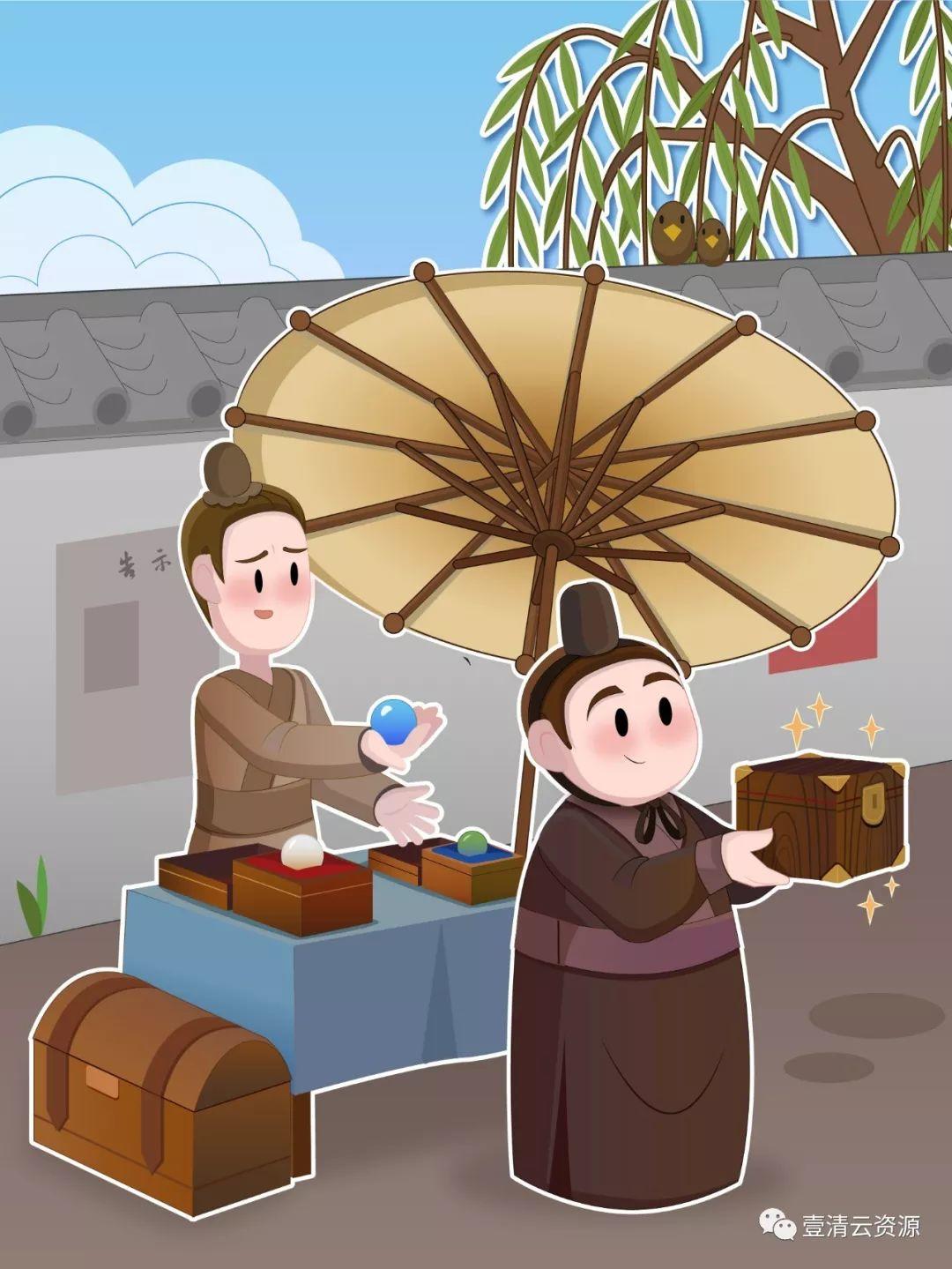 【S0331】【素材】中国古典故事卡通漫画人物场景PSDAI设计素材源文件