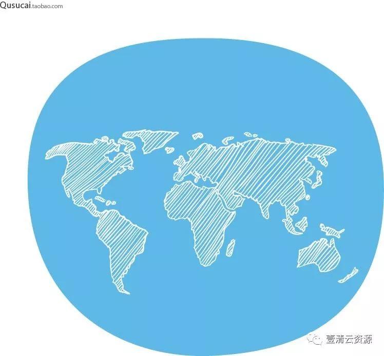 【S0335】【素材】世界地图中国各省市自治区地图png素材EPS合集