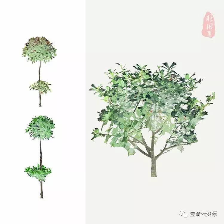 【S0346】【素材】—分析图PSD图标符号合集＋旅游规划设计分析图PSD源文件