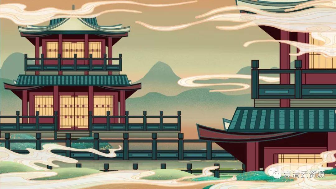 【S0349】【素材】中国城市插画PSD素材源文件