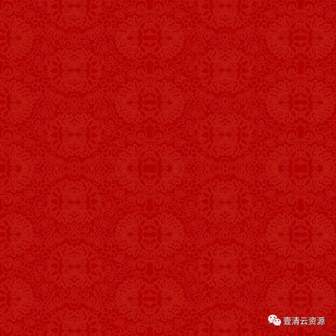【S0352】【素材】喜庆红色图案背景纹理EPS JPG素材