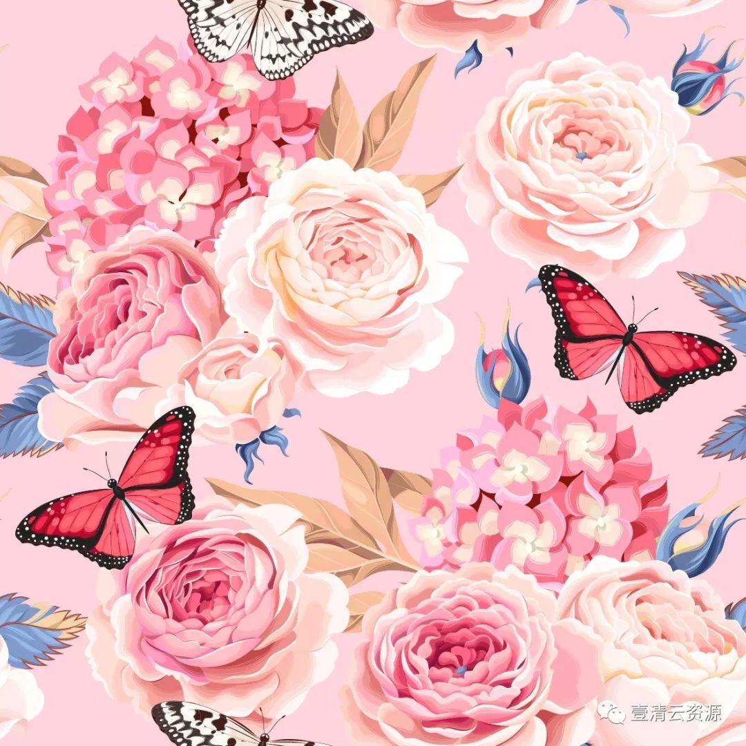【S0361】【素材】婚礼花卉矢量插画素材EPS源文件