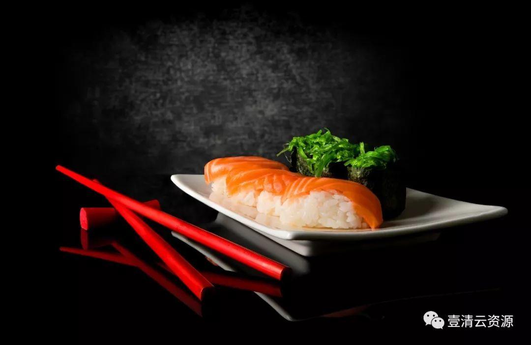 【S0393】【素材】日料壽司三文魚攝影圖PNG JPG设计素材源文件