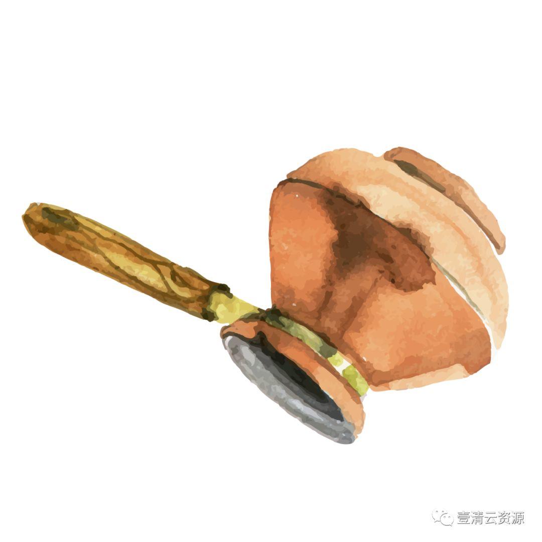 【S0406】【素材】壹清云资源手绘咖啡PNG设计素材源文件