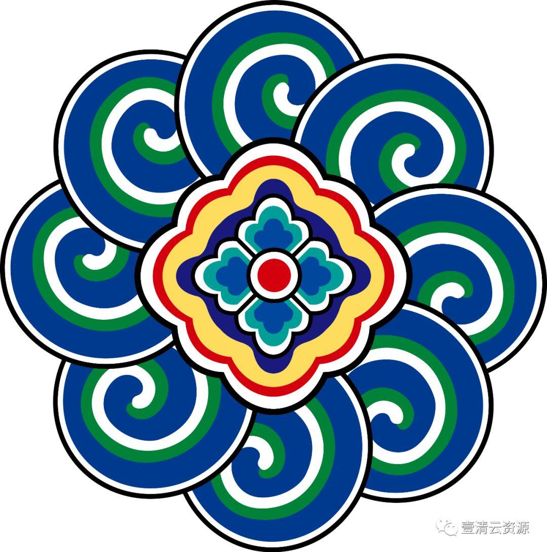 【S0414】【素材】中国古代宫廷矢量雕梁画栋PNG EPS AI 设计素材源文件