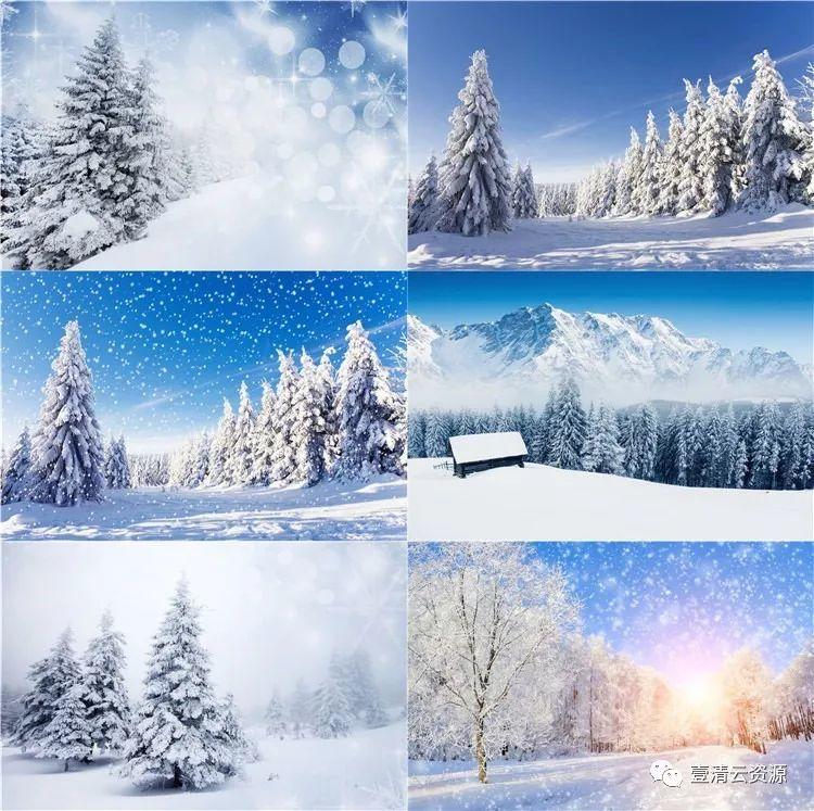【S0435】【素材】冬季雪景冬日JPG设计素材源文件