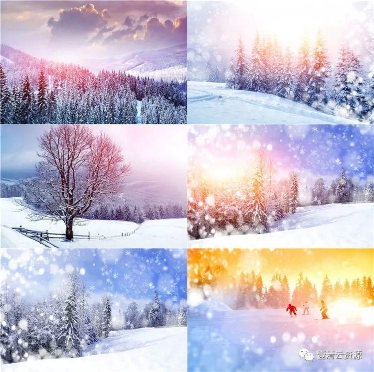 【S0435】【素材】冬季雪景冬日JPG设计素材源文件